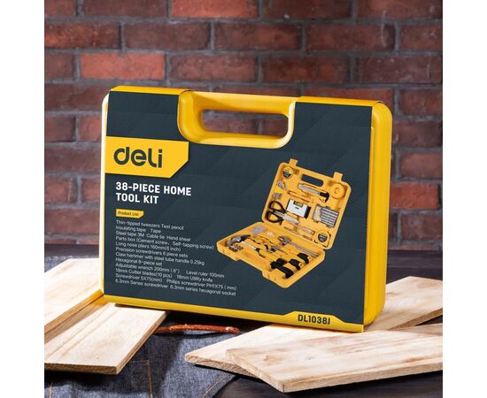 Набор инструментов Deli 38 шт. (EDL1038J), изображение 5