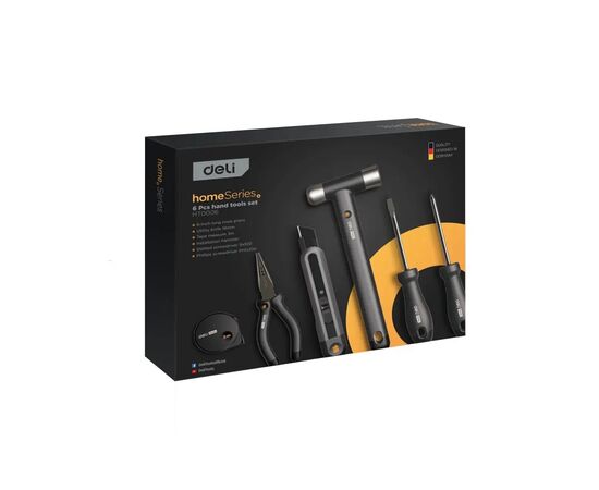 Набор инструментов Deli 6 шт. (HT0006), изображение 2