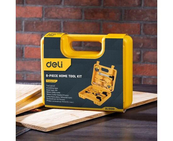 Набор инструментов Deli 8 шт. (EDL1008J), изображение 2