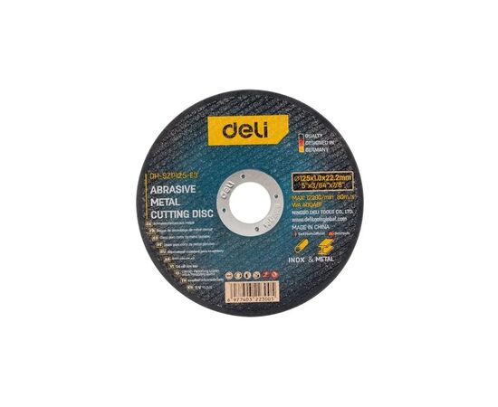 Круг отрезной Deli 125 x 1,0 мм (EDH-SZP125-E3)
