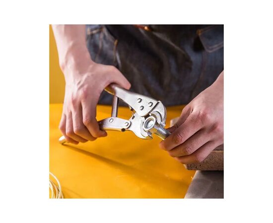 Плоскогубцы Deli изогнутые 10" (EDL2001), изображение 3