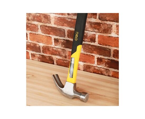Молоток Deli столярный Carbon Steel 500 г (EDL5002), изображение 2