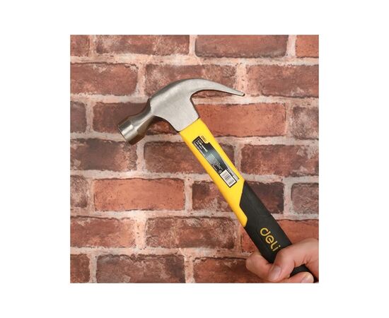 Молоток Deli столярный Carbon Steel 500 г (EDL5002), изображение 3