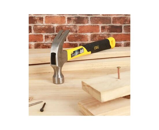Молоток Deli столярный Carbon Steel 500 г (EDL5002), изображение 5