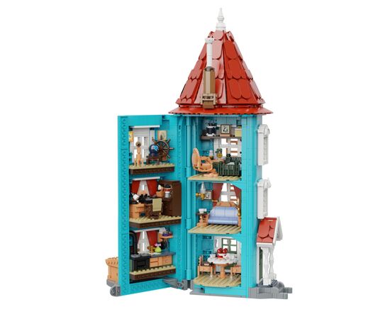 Конструктор Pantasy Moomin Домик Муми-троллей (87201), изображение 2