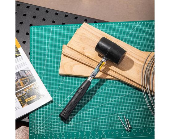 Киянка Deli со стальной ручкой 450 г, (EDL5616), изображение 5