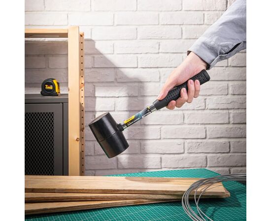 Киянка Deli со стальной ручкой 450 г, (EDL5616), изображение 6