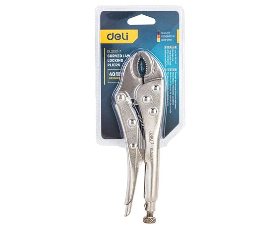 Клещи Deli зажимные 7" (EDL2001-7), изображение 2