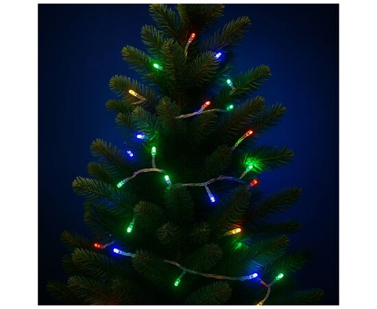 Гирлянда ColorWay LED 100 10м (8 функцій) різнокольорова (прозорий кабель) USB (CW-G-100L10UTMC), изображение 3