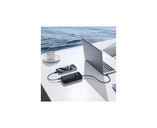 Батарея универсальная Baseus 20000mAh Free2Pull 65W PD, built-in USB-C cable, Black (P10073700123-00), изображение 9