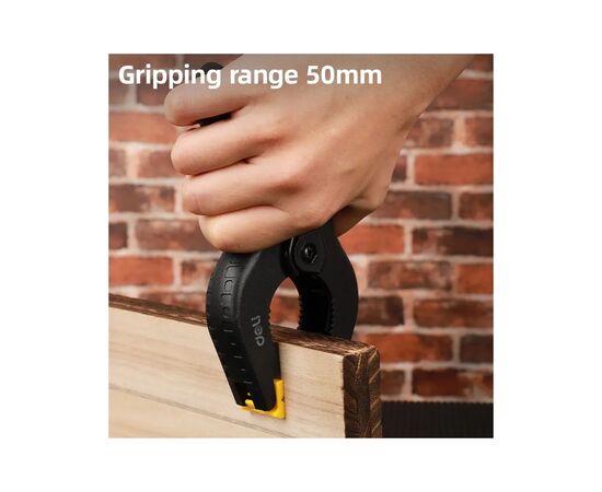 Струбцина Deli зажимная #6 (EDL110006), изображение 4