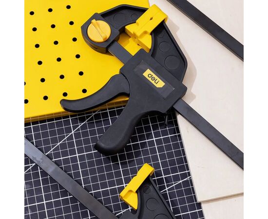 Струбцина Deli быстрозажимная 25 см (EDL110124), изображение 9