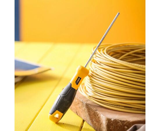 Викрутка Deli шлiцьова 3 x 100 мм (DL6331001), зображення 4