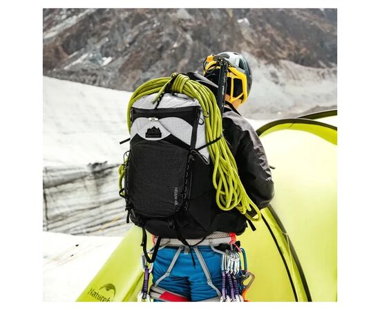 Рюкзак туристичний Naturehike Helium CNK2450XB016, 40 л, білий, L (6927595796979), зображення 6