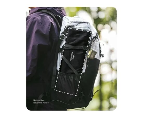 Туристичний стіл Naturehike CNK2450JJ024, 31х21 см, алюміній, чорний (6927595791868), зображення 3