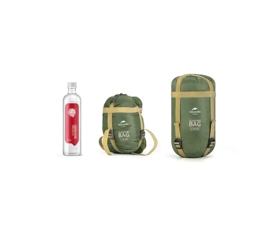 Спальный мешок Naturehike LW180 Mini NH21MSD04, правий, XL, темно-зелений (6975641884378), изображение 4