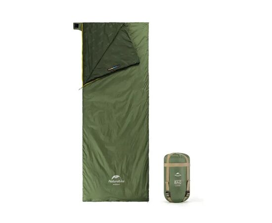 Спальный мешок Naturehike LW180 Mini NH21MSD04, правий, XL, темно-зелений (6975641884378)