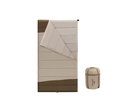 Спальний мішок Naturehike двомісний CNK2300019, коричневий (6976507665230), зображення 2
