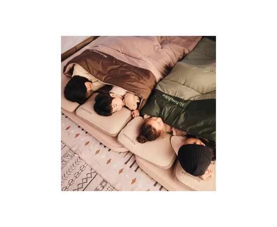 Спальний мішок Naturehike двомісний CNK2300019, коричневий (6976507665230), зображення 3