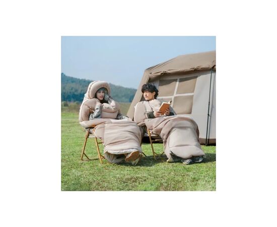 Спальний мішок Naturehike овальний PS200 CNK2350WS026, бежевий (6976507664226), зображення 2