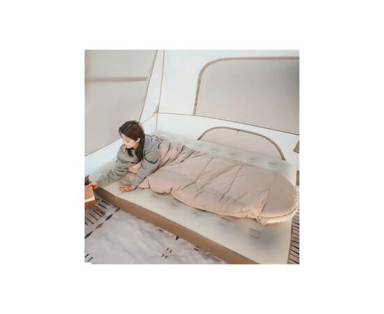 Спальний мішок Naturehike овальний PS200 CNK2350WS026, бежевий (6976507664226), зображення 3