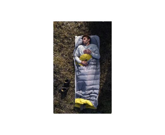 Спальный мешок Naturehike з натуральним пухом CW700 CNK2450WS048, L, жовто-сірий (6927595788103), изображение 4