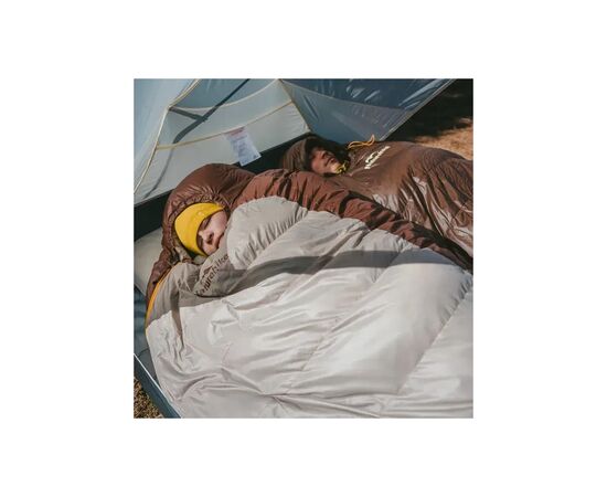 Спальний мішок Naturehike з натуральним пухом Snowbird CNK2550WS014, L, темно-коричневий 400 г (6927595784396), зображення 2