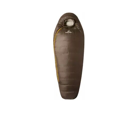 Спальний мішок Naturehike з натуральним пухом Snowbird CNK2550WS014, L, темно-коричневий 400 г (6927595784396)