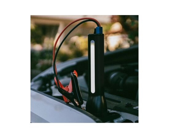 Пуско зарядний пристрій Mophie 9900mAh 2A, бустер 400A, вбудований ліхтарик 450lm, Black (53046), зображення 9