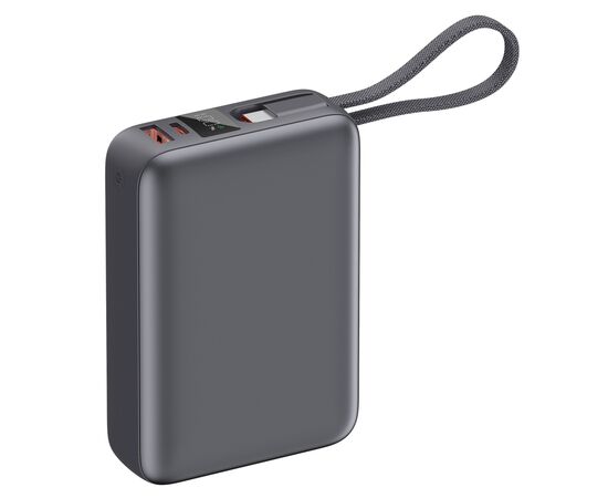 Батарея універсальна Vinga 20000 mAh 45W Display Cable (VPBB2045C)