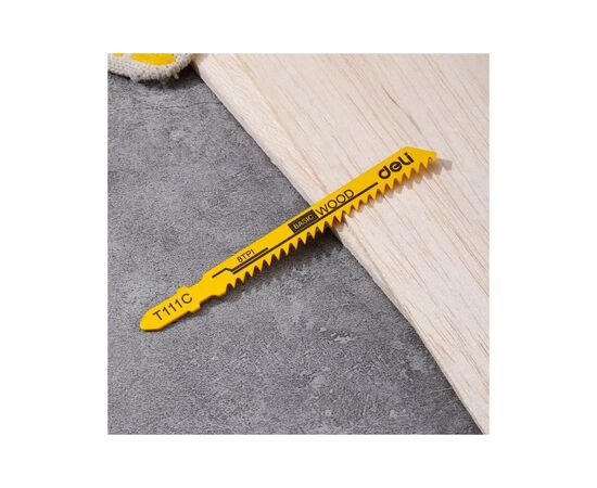 Полотно Deli для лобзика, по дереву 74 мм 8 TPI (EDH-QJT008-E1), изображение 2