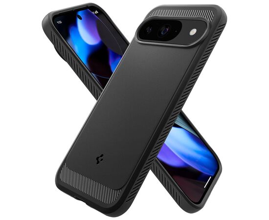 Чехол для мобильного телефона Spigen Rugged Armor Google Pixel 9 Pro/Pixel 9 Matte Black (8809971226349), изображение 9