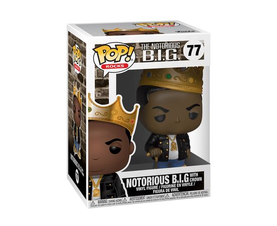 Фигурка Funko Pop серии Music S5 - Notorious B.I.G. Crown (31550), изображение 2