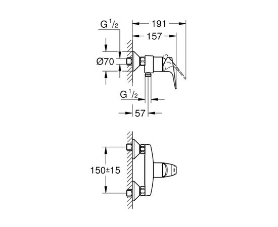 Змішувач Grohe Start Flow (23771000), зображення 2