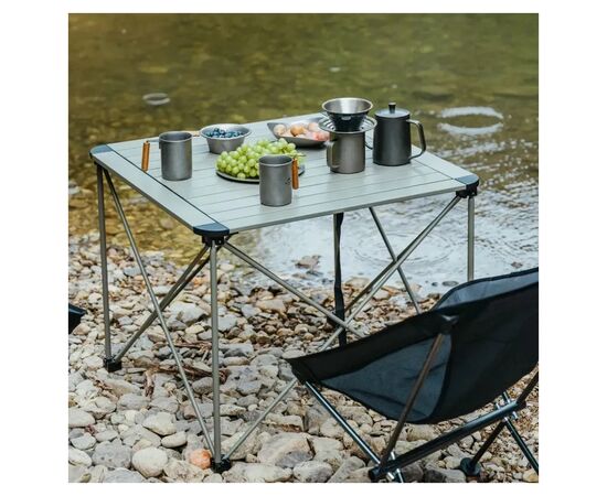 Туристический стол Naturehike CNK2450JJ013, L, алюміній, сірий (6976507663243), изображение 6