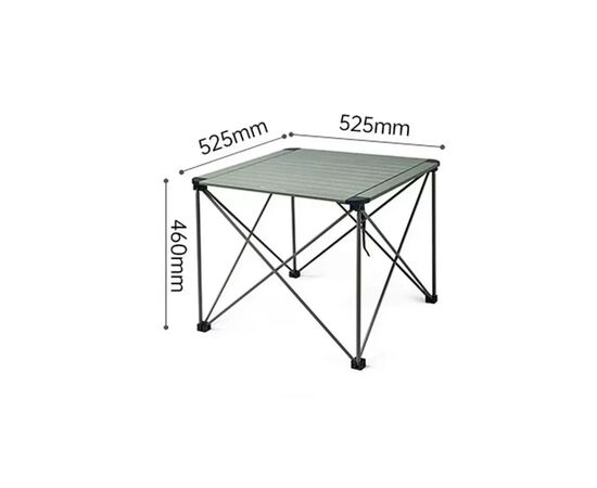Туристический стол Naturehike CNK2450JJ013, M, алюміній, сірий (6976507663267), изображение 2