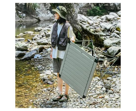 Туристический стол Naturehike CNK2450JJ013, M, алюміній, сірий (6976507663267), изображение 6