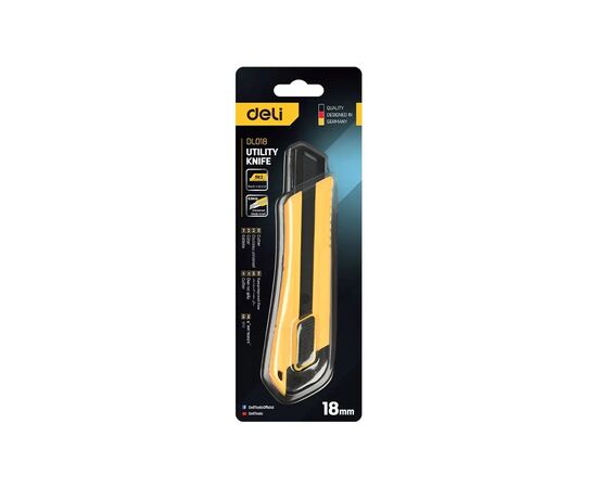 Ніж канцелярський Deli 18 мм (EDL018), зображення 2