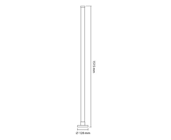 Торшер Videx LED підлогова TF20 RGB 10W Black (VL-TF20B-RGB), изображение 9