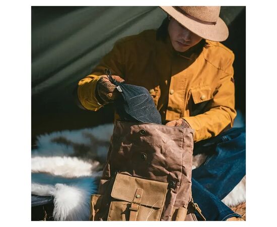 Набір туристичного посуду Naturehike NH18T018-G, алюміній, 2 каструлі, 2 кришки (6927595785515), зображення 4