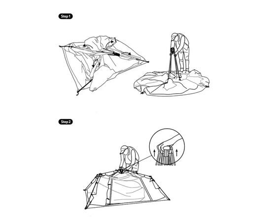 Тент Naturehike CNK2450WS021, бежевий (6976023922664), изображение 3