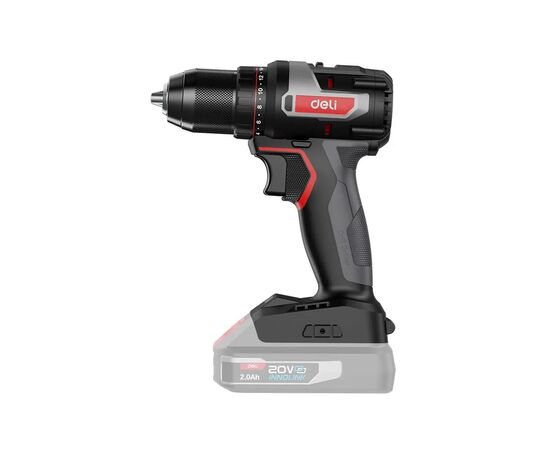 Шуруповерт Deli 20V, 50Nm, 10 мм (без АКБ и ЗУ) (EDE-DZ20-1), изображение 3