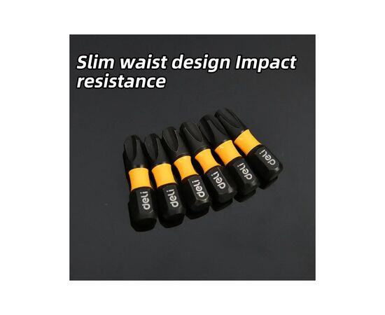 Набір біт Deli PH3 x 25 мм, 2шт (EDL251003Z), зображення 2