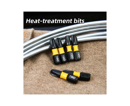 Набір біт Deli PH3 x 25 мм, 2шт (EDL251003Z), зображення 3