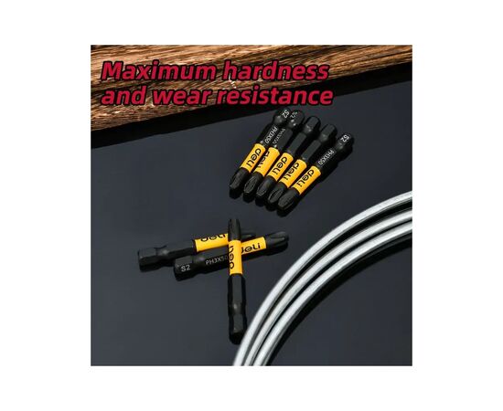 Набір біт Deli PH3 x 50 мм, 2шт (EDL501003Z), зображення 2