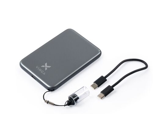 Батарея універсальна Vinga 5000 mAh 20W/15W Wireless (VPBB520WL), зображення 7