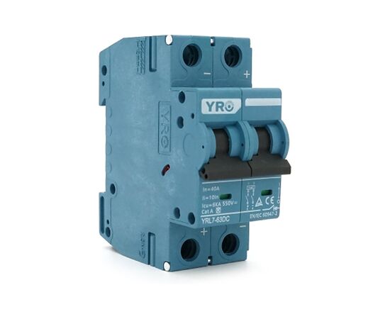 Автоматический выключатель YRO YRL7-63DC/550 2P 40A