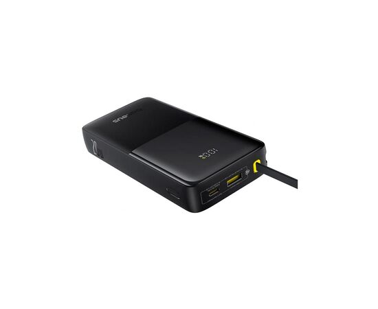 Батарея универсальная Baseus Bipow 2 Digital Display 20000mAh 20W with Built-in USB-C Cable Black (P10077101113-01), изображение 6