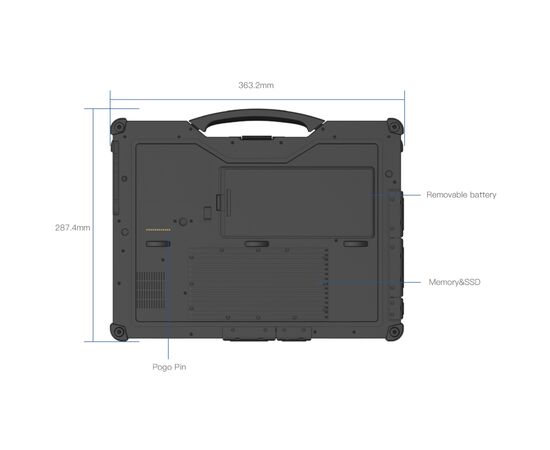 Ноутбук Vinga Scout X14A (X14A-1235161024B), изображение 12