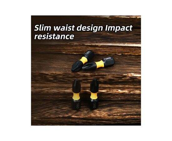 Набор бит Deli PH2 x 25 мм, 2 шт (EDL251002Z), изображение 5